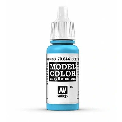 Image of Vallejo VJ70844 Model Color 17 ml Acrylic Paint Deep Sky Blue