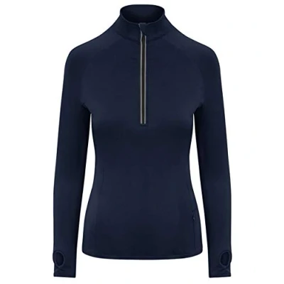 Image of AWDis Womens Cool Flex 1/2 Zip Top French Navy