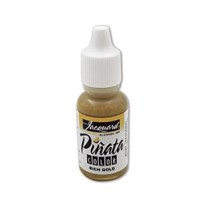 Image of Jacquard Pinata Colour Alcohol Ink Rich Gold JFC1032 1/2 Oz