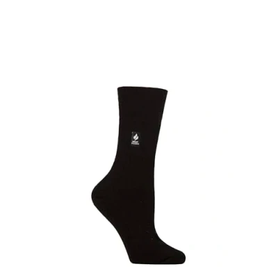 Image of Women&#039;s 1 Pair SOCKSHOP Gentle Grip Heat Holders Thermal Socks Black 4 8 Ladies