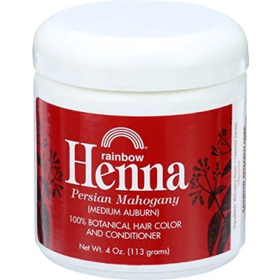 Image of Rainbow Research Henna Hair Color and Conditioner Persian Mahogany Medium Auburn, 4 Ounce