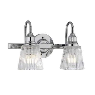 Image of Addison 2 Light Wall Polished Chrome IP44