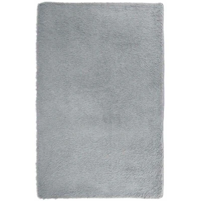 Image of vidaXL Shaggy Rug High Pile NAVARRA Light Grey 130x200 cm Polyester