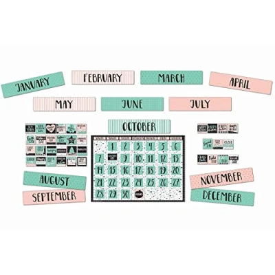 Image of Eureka® Simply Sassy Calendar Bulletin Board Set, 83 Pieces