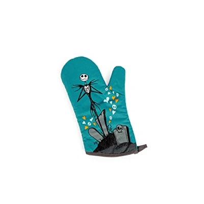Image of The Nightmare Before Christmas Jack and Sally Oven Mitt Glove