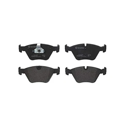 Image of 34112282415, 34112282995, 34116754705 Brake pad set BREMBO P 06 042 prepared for wear indicator with piston clip without accessories BMW: 3 Coupe