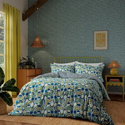 Image of Scion Living Twist &amp; Turn Duvet Cover Double Indigo