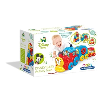 Image of Clementoni 17168 Disney Baby Activity Train for toddlers, Multi Colour