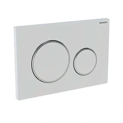 Image of Geberit Sigma20 115.882.01.1 Flush Plate 2 Quantity Matt White 115882011