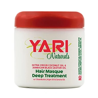 Image of Yari Naturals Coconut &amp; Jamaican Black Castor Oil Deep Treatment Mask 475 ml