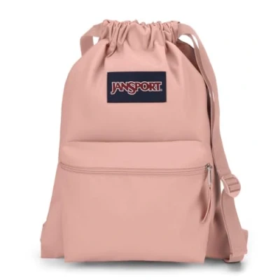 Image of JANSPORT DRAWSACK Small Backpack, Misty Rose (Pink)