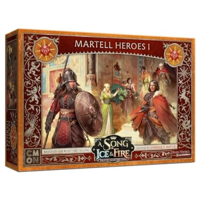Image of Cmon A Song of Ice and Fire Tabletop Miniatures Game Martell Heroes I Box Set Strategy for Teens Adults Ages 14+ 2+ Players Average Playtime 45 60 Minutes, Multicolor (SIF709)