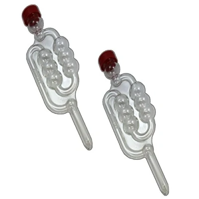 Image of BALLIIHOO Home Brew &amp; Wine Making 2 x Bubbler Airlocks For Demijohn