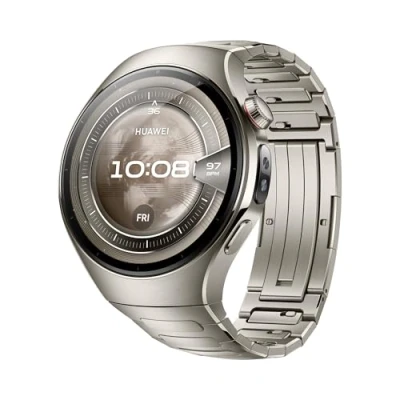 Image of Huawei Watch 5 46mm Silver (Zilveren Titanium Strap)