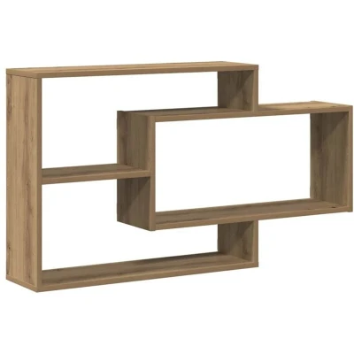 Image of vidaXL Wall Shelf 104x20x58.5 cm Artisan Oak Floating Storage