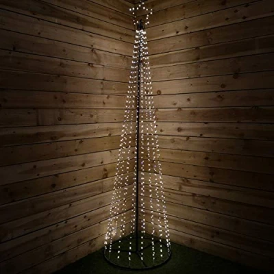 Image of Snowtime Christmas 1.85m Maypole Tree 560 Flashing Wire Lights