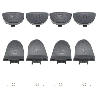 Image of OTOTEC 2 Set Trigger Buttons Replacement L1 R1 L2 R2 Springs Compatible with Sony PS4 Controller JD M 040/JD 050/JD 055 Version Part