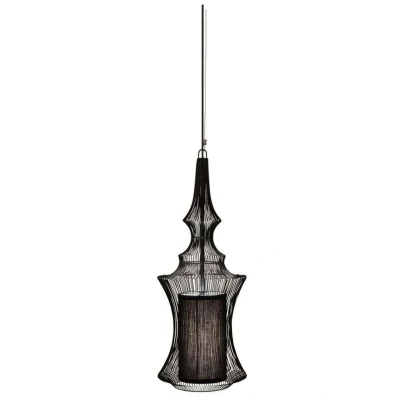 Image of Forestier Tibet pendant light, black