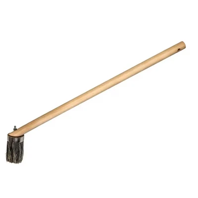 Image of Faithfull FAIPBSTRIKER Striker Long Reach Paint Brush (complete) 50mm (2in) Angled Head, 60cm (24in) Wooden Handle, Black