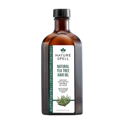 Image of Nature Spell Tea Tree Oil for Hair &amp; Skin 150ml Itchy Scalp, Deeply Nourishing Skincare to Reduce Irritation, Redness, and Inflamed Made in the UK