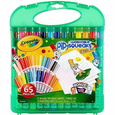 Image of Crayola Pipsqueaks Marker and Paper Set