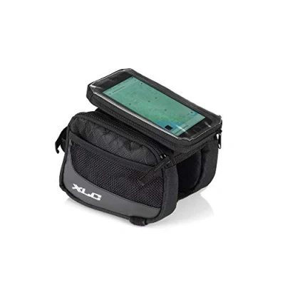Image of XLC Unisex Adult Top Tube Pannier Bag BA S97 Rack Bag, Black, One Size