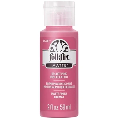 Image of Hot Pink Folkart Acrylic Colour, JA634