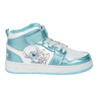 Image of CERDÁ LIFE&#039;S LITTLE MOMENTS Children&#039;s Stitch Sneakers, Blue and White, 12 UK