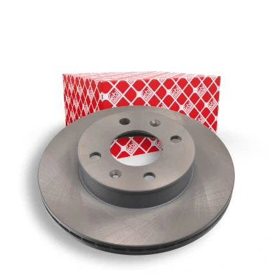 Image of 5171207500 Brake disc FEBI BILSTEIN 31552 Front Axle 241mm 18mm 4 Hole 100mm internally vented Coated HYUNDAI: i10 I, II Hatchback