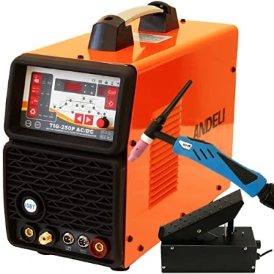 Image of YQX 250AMP DIGI AC DC Pulse TIG/TIG/MMA Inverter Welder Aluminium Welding Machine + Foot Pedal