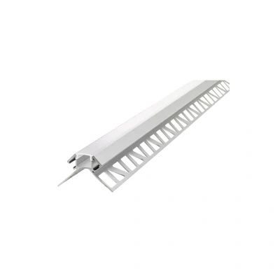 Image of Outer Corner Surface Mount Frosted Profile Aluminium Rail 1 Metre Integral LED