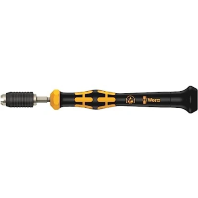 Image of Wera 1460 Kraftform Micro ESD Adjustable Torque Screwdriver Handle, 0.02 0.06 Nm, 05074800001