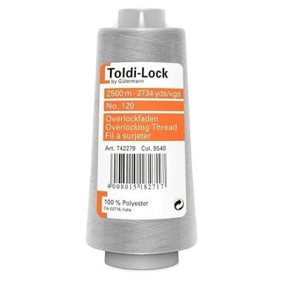 Image of Gutermann Toldi Lock Overlocking Sewing Thread 2500m 9540 Each