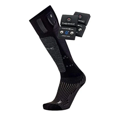 Image of Thermic Powersocks Set Heat Uni + S Pack 1400 Bluetooth Heated Socks Black, S: 4 5.5