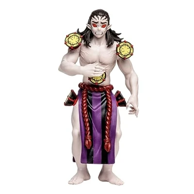 Image of McFarlane Toys Demon Slayer Kyogai 5 Inch Action Figure Fun Pint Sized Collectible with Articulation and Tsuzumi Drums Attack