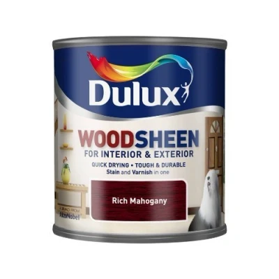 Image of Quick Drying Interior/Exterior Woodsheen RICH MAHOGANY 250ML by Dulux