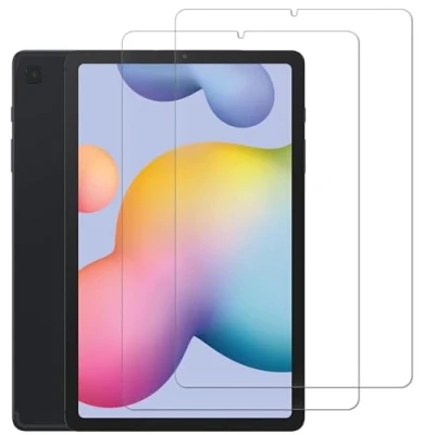 Image of Vsjnk Screen Protector for Samsung Galaxy Tab S6 lite 10.4&quot; 2024/2022/2020 Tempered Glass 2 Pack High Hardness Clear Guard Film SM P620/P625/P613/P619/P610/P615