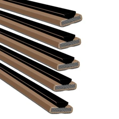 Image of Intumescent Fire &amp; Smoke Seal Single Door Pack Brown 15mm x 4mm of 5