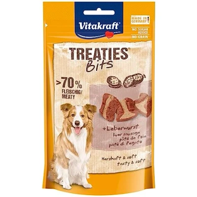 Image of Vitakraft meaty dog snack, oven roasted, treat
