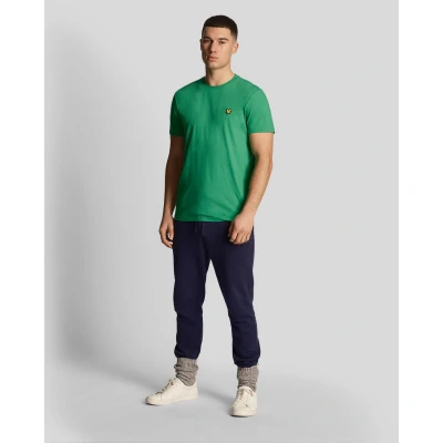 Image of Lyle &amp; Scott Mens Martin Short Sleeve T Shirt Fairway Green L