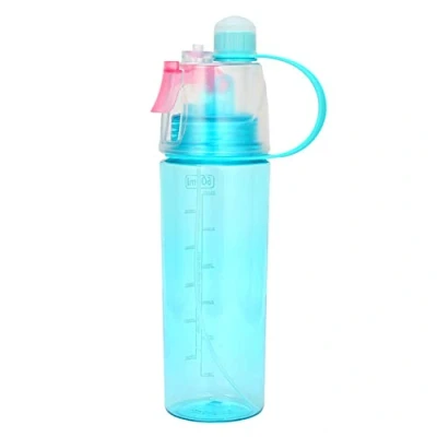 Image of 600ml Spray Water Bottle For Drinking Sports with Mist Outdoor Hydration Cycling, Running Climbing Gym Cycling Hiking Mountaineering