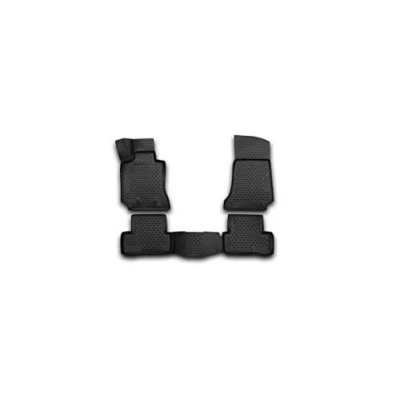 Image of Element Perfectly fitting premium non slip rubber floor mats Mercedes Benz C Class W205, saloon