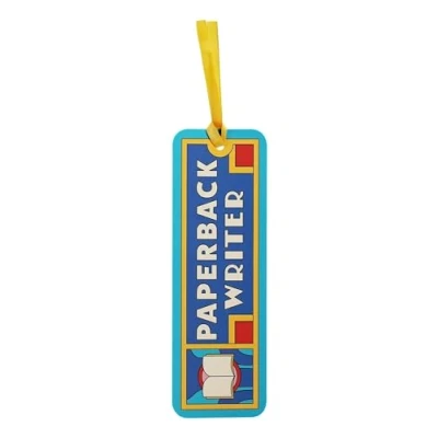 Image of Half Moon Bay The Beatles Paperback Writer Multicolor 8.4 x 3.1 Inch FSC Paper Bookmark Place Holder