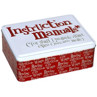 Image of Widdop Bright Side Instruction Manual Novelty Storage Tin