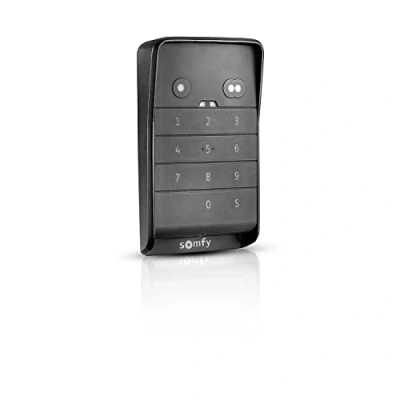 Image of Somfy 1870916 Clavier à 2 RTS Code Keyboard for gate Motors, Grey