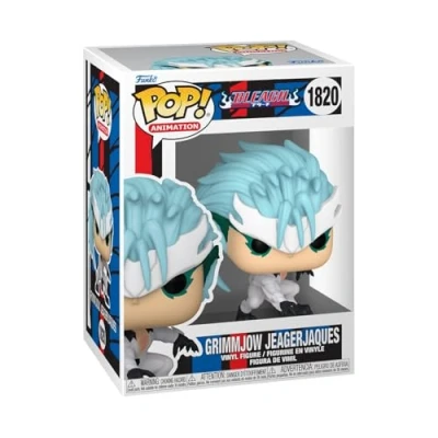 Image of Funko POP! Animation: Bleach Grimmjow Jaegerjaquez 1/6 Odds for Rare Chase Variant Glow In the Dark Collectable Vinyl Figure Gift Idea Official Merchandise Anime Fans