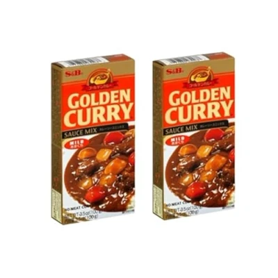 Image of S&amp;B Golden Curry Mild 92g x Pack of 2