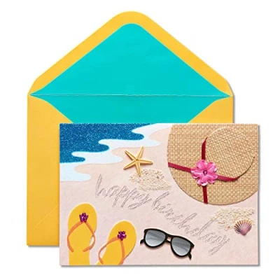 Image of Papyrus Birthday Card (Beach)