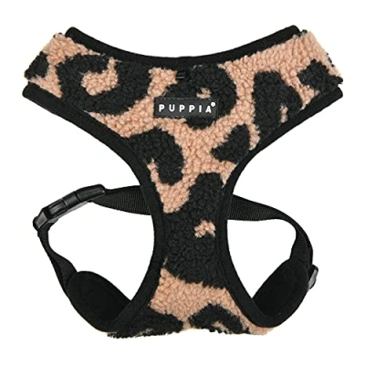 Image of Puppia Dog HARNESS for small and medium dogs SERVAL A adjustable und comfortable Black