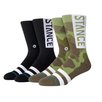 Image of Stance Crew Socks OG Medium 2 Pack